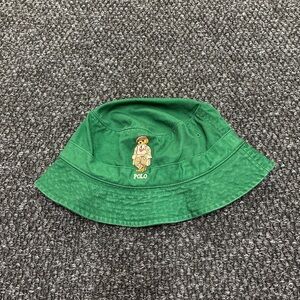 Polo Ralph Lauren Preppy Bear green bucket hat size L-XL